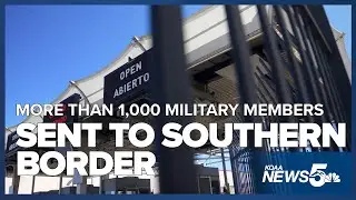 USNORTHCOM deploys more than 1,000 additional service members to the southern border