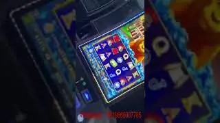 How to play 5 in 1 MEGA link  game with 43 inch curve screen cabinet touch panel for sales