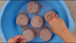 ASMR SOUNDS | SAND CUTTING | ASMR SAND CRUMBLE