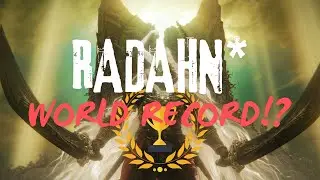 WORLD RECORD - RADAHN Consort of Miquella Fastest Kill | Elden Ring DLC