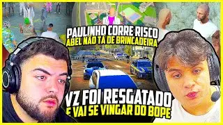 PAULINHO corre RISCO😱 ABEL mandou LUQUET4 e TODO IL3G4L resgatar o VZ na PRISÃO CAPITAL CITY GTA RP