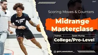 How to Master the Mid Range | Scoring Moves & Counters | Dylan Murray Training | Basketball Workout
