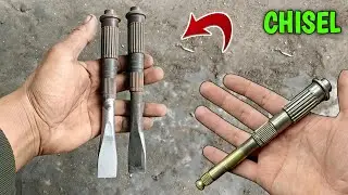 Making A Chisel From an Old Rusty Scrap | How To Make Chheni | Chisel | Chheni | blacksmithing 