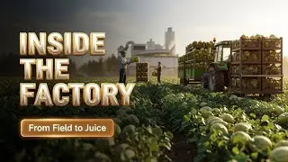 From Field to Juice 🍉🥭 | Inside a Muskmelon & Watermelon Juice Factory ASMR