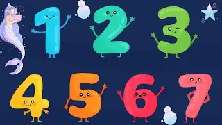 🎵 123 Splashing in the Sea | Fun Counting Rhyme for Kids | Preschool Numbers Song