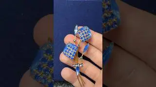 Blue Austrian crystals #Austrian#brooch #vintage #jewellery #elegant