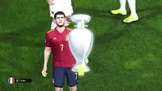 PES 2021 UEFA Euro 2020 Semi Final Spain Vs France 0 0 Gameplay