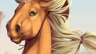 Run, Applejack, run! (MLP Speedpaint)