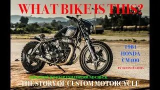 Custom 1981 Honda CM400 Super Sic - first start, Akrapovič Moto GP sound check -