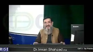 CAF 2 - Sir Imran Shahzad - Sales tax current revision session