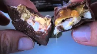 The Sights and Sounds of Eating a Snickers Bar - asmr - Review