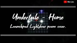 Undertale - Home (piano cover, launchpad lightshow)