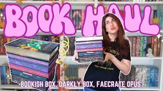 Book Haul😈⚔️ Bookish Box Powerless, Darkly Box, Creatures of Chaos Deluxe Ed., Faecrate Opus!