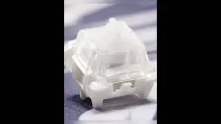 Gateron Dual-Rail White Magnetic Switch &mdash; Smooth, Silent, Stable ⚪️✨