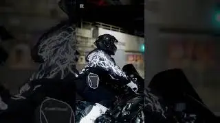Night Rides & Reflective Gear | Yamaha R1 #Shorts #Bikelife #girls #riders