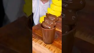 How to make CHOCOLATE dipped BANANAS like grandma?😅❤️🍫| CHEFKOUDY