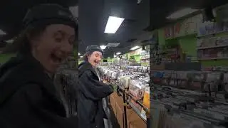 Visit My Favorite Record Store With Me #dj #vinyl #music #records