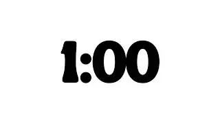1 Minute Timer with Alarm ⏱️ | Countdown Clock #timer  #countdown  #1minutetimer  #alarm  #focus