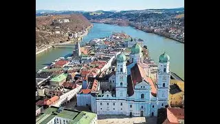 Stadt Passau Deutschland, Sommer 2021.