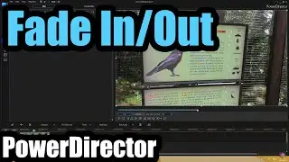 How to Fade In/Out Audio & Video (PowerDirector, Transition & Keyframes methods)