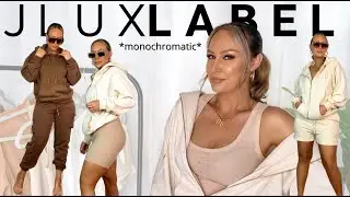 HUGE JLUXLABEL BASICS HAUL | HOW to LOOK CHIC IN LOUNGEWEAR