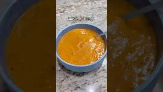 Salsa de mango #salsa #receta #mexicanfood #recetasfaciles