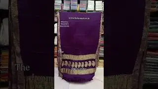 Paan Patta Banarasi Modal Silk Saree. #modalsilk #modalsilksaree #theloomsaree #plainsarees #jalna