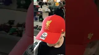Бейсболка классическая с изогнутым козырьком '47 Brand MVP Liverpool Red