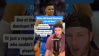 Where will Russell Westbrook rank ALL-TIME?