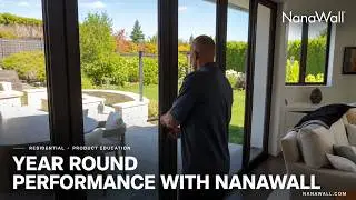 Seamless indoor outdoor transitions, effortless operation, and year round performance with NanaWall!