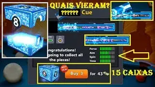 Comprando Caixas Lend&aacute;rias Na Conta da Saga - 8 Ball Pool