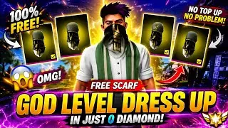 FREE SCARF🧣 GOD LEVEL DRESS UP || NEW EWC SCARF DRESS UP 💀 || Anshu_Live #freefire #neweventfreefire