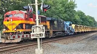 Check out this Ballast train!  Lake Shore Limited, Capitol Limited, Wolverine, Pere Marquette!