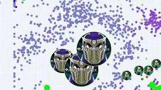 Dominating the server / playing duo / destroying teams / Cannon split / Agar.io mobile