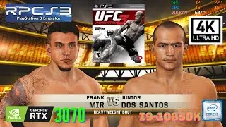 UFC Undisputed 3 - 4K60 - RPCS3 - Settings Shown