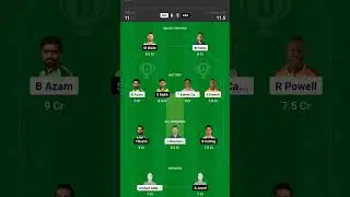 PSL PES vs KAR dream'11 gl team short