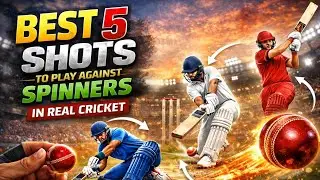 BEST SHOTS FOR SPINNERS IN REAL CRICKET - BEST SHOTS AGAINST SPINNERS IN RC24