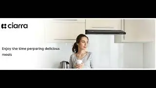 CIARRA 30 inch Under Cabinet Ductless Range Hood