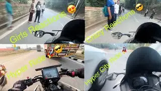 R15 V4 Vs Duke 250 Gen 3 Hyper City Ride | Loud Exhaust Sound | Public Reactions | Race Challenge