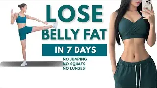 LOSE BELLY FAT in 7 Days🔥15 Min Belly Fat Loss Workout - All Standing Workout, No Jumping | Emma Fit