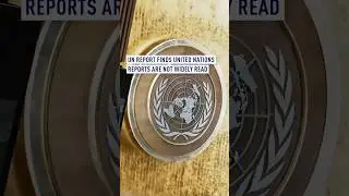 UN report finds United Nations reports are not widely read