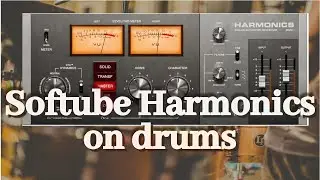 Плагин сатурации Softube Harmonics на барабанах