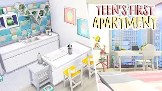 TEEN'S FIRST APARTMENT 💕 | The Sims 4: Apartment Renovation Speed Build