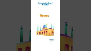 English Vocabulary for Ramadan | Learn Islam Vocabulary in English