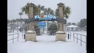 2025 Historic Snowstorm in Milton, Florida