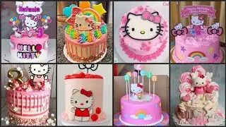 Amazing Hello Kitty Birthday Cake Design for Girls || Hello Kitty Theme Cake Decoration 2023