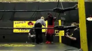 Red Dragoon vs Chuck McRoberts NWA Supreme Wrestling Open Door Championship Match 5/2/15