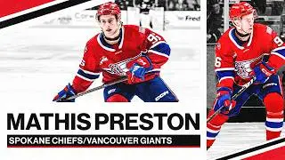 Mathis Preston is Built for High Pressure Moments |  NHL Top Prospects