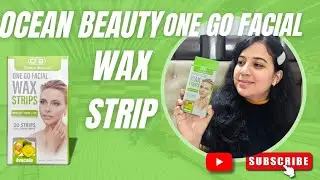 Facial Wax Strip  | Ocean Beauty Facial wax strip | Quick Easy #beautyessentials #beauty