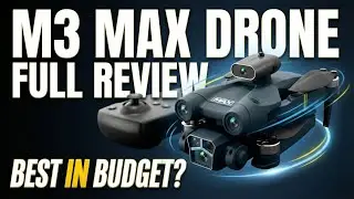 M3 Max Foldable Drone Full Review | Beginner Friendly Drone | Flight Test